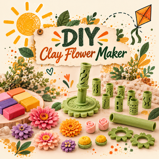 🌸 DIY Clay Flower Maker