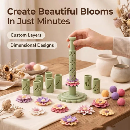 🌸 DIY Clay Flower Maker