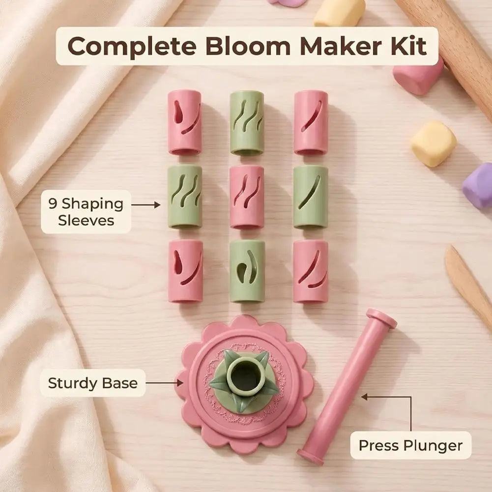 🌸 DIY Clay Flower Maker