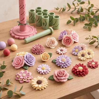 🌸 DIY Clay Flower Maker