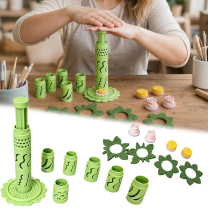 🌸 DIY Clay Flower Maker