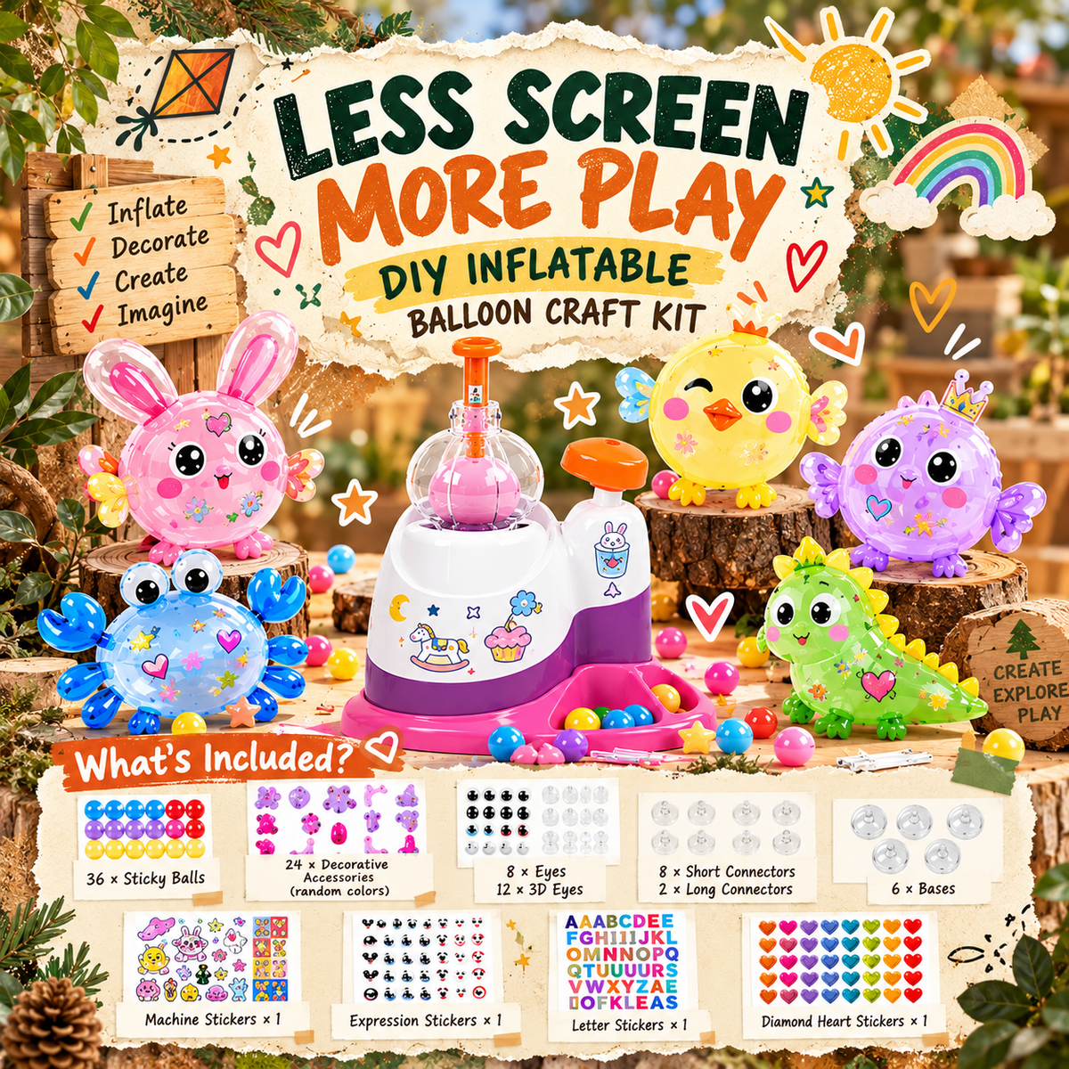 🎈 DIY Inflatable Balloon Craft Kit